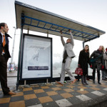 Sporten terwijl je op de bus wacht