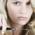 Gespleten haarpunten