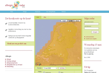 Actueel inzicht in hooikoorts gevoelige gebieden voor hooikoortspatienten via Allergieradar.nl