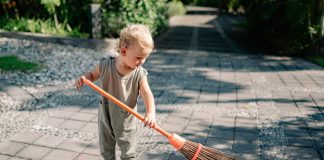 In de buitenlucht aan de slag buitenlucht goed voor de mens
